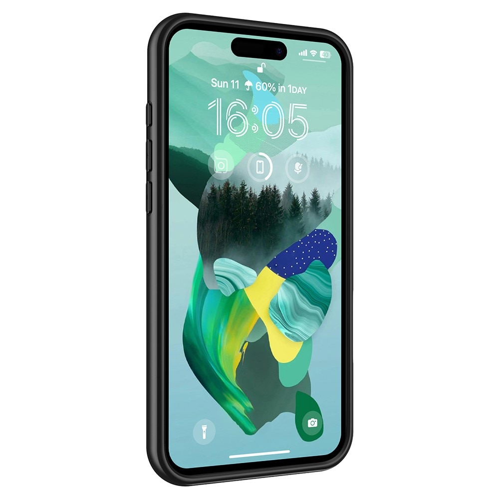 Husa telefon cu baterie 7000mAh, XGSM, protectie suplimentara, neagra, pentru iPhone 16