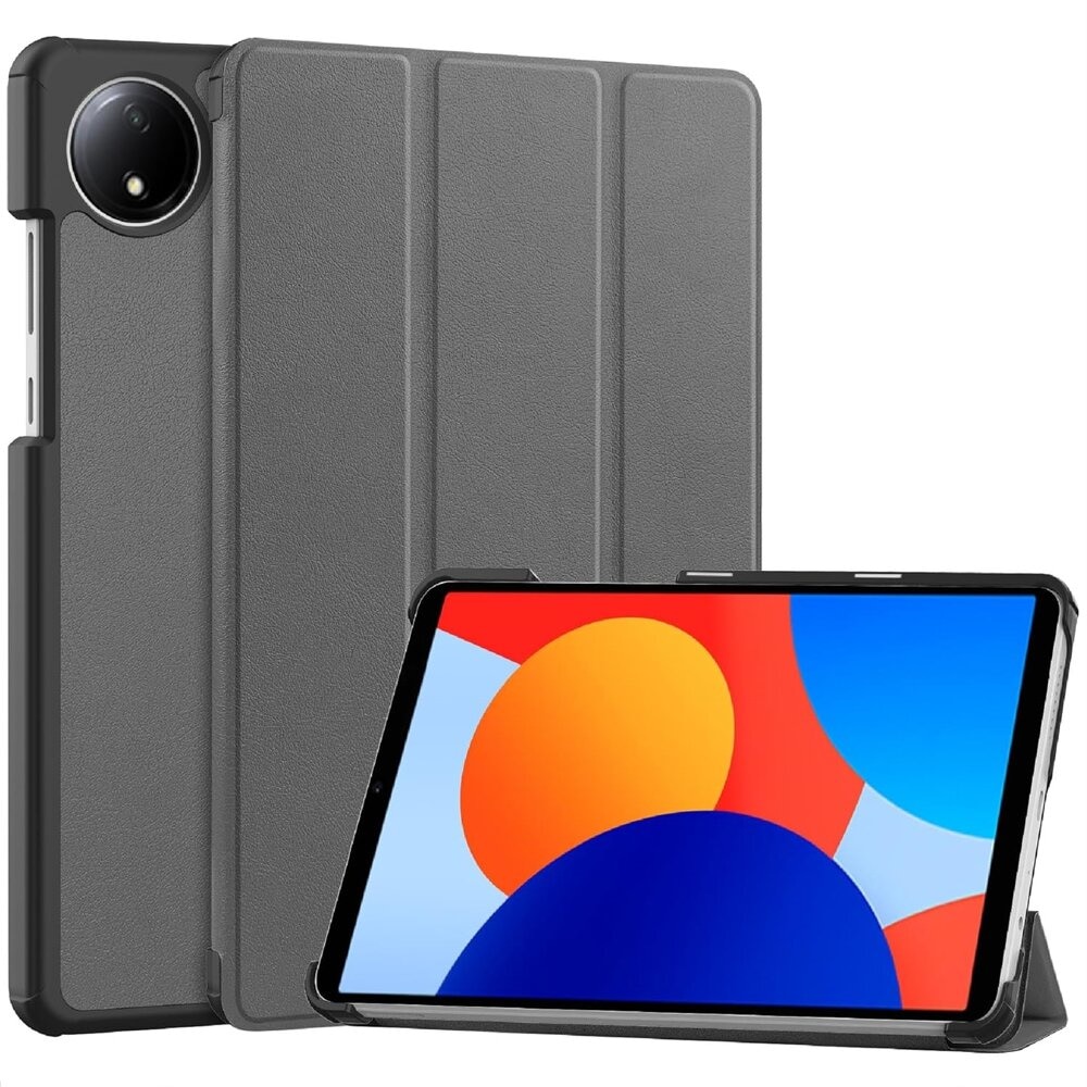 Husa tableta XGSM pentru Xiaomi Redmi Pad SE 8.7", gri, cu functie de suport