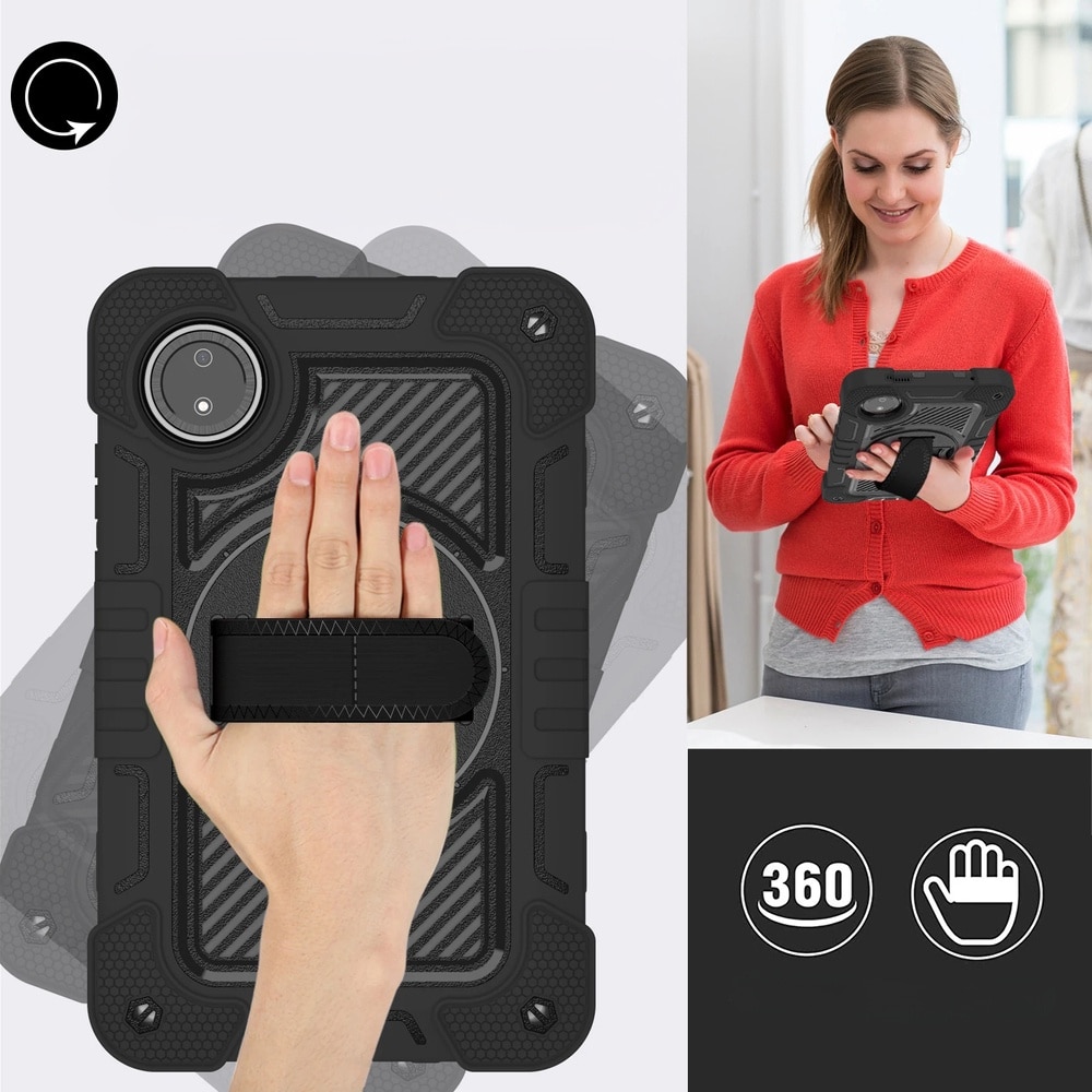 Husa tablete XGSM pentru Xiaomi Redmi Pad SE 8.7, neagra, cu suport si loc pentru stylus