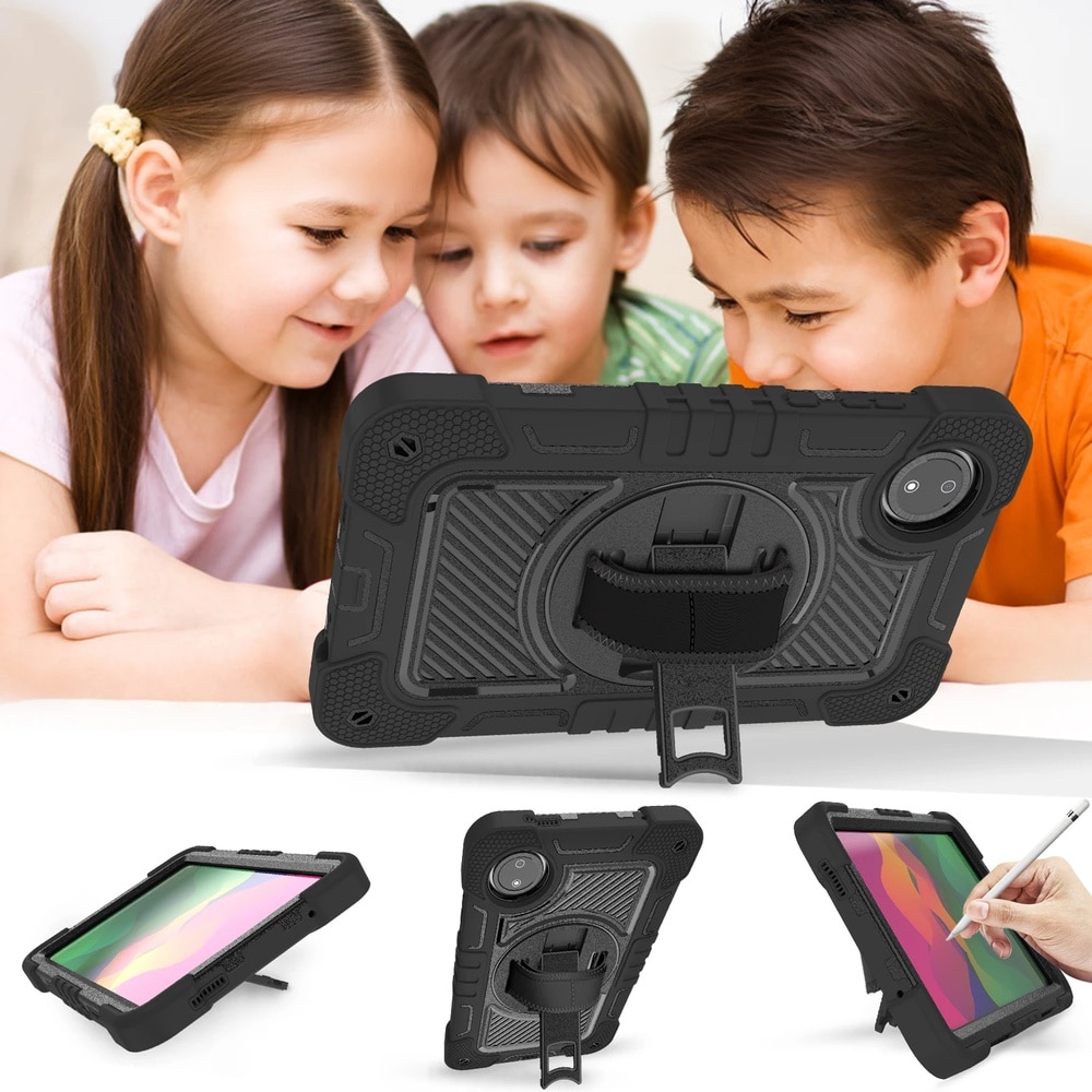 Husa tablete XGSM pentru Xiaomi Redmi Pad SE 8.7, neagra, cu suport si loc pentru stylus
