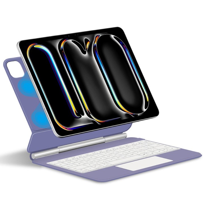 Husa tableta, XGSM, Pentru iPad Pro 11 2024, Magnetic, Violet