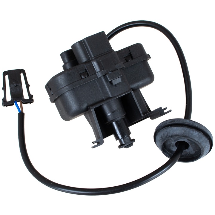 Actuator pentru clapeta rezervor combustibil Skoda Superb, 2008-2015, electric, 12V, 2 pini, nou