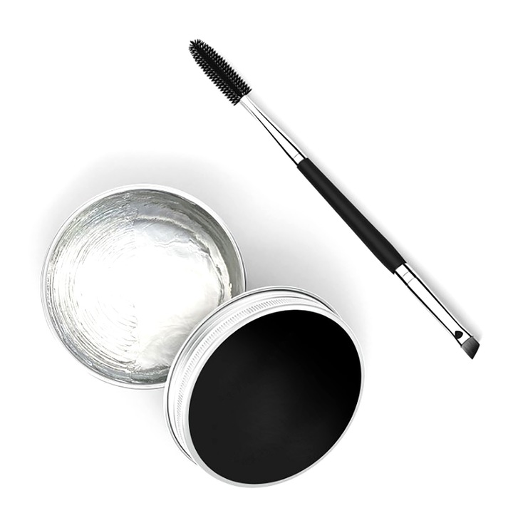 Balsam pentru sprancene 3D Jormftte, rezistent la transpiratie, volumizant, transparent, 6x6x3cm