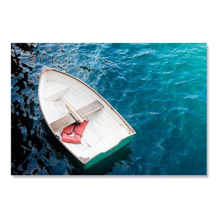 Csónak a vízben I - Vászonkép, 40 x 60 cm
