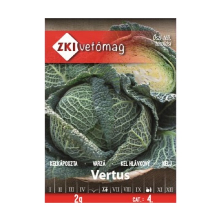 Seminte de varza vertus ZKI, 2gr