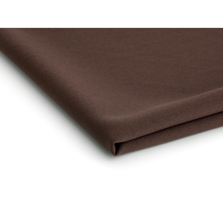 Tesatura PANAMA stretch, culoare Ciocolata maro, 100% Poliester, 50cm x 150cm