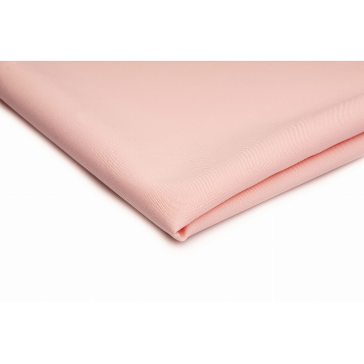 Tesatura PANAMA stretch, culoare Roz pudrat, 100% Poliester, 50cm x 150cm