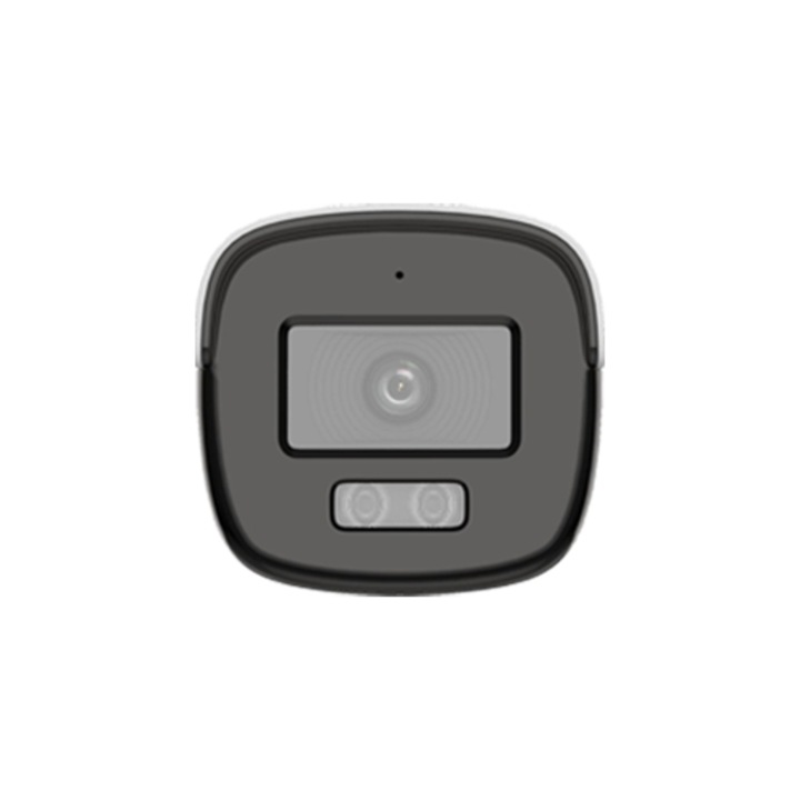 Аналогова камера ColorVU Dual Light 2MP, 2.8mm обектив, IR 40m, бяла светлина 40m микрофон, HIKVISION DS-2CE12DF3T-LFS-2.8mm