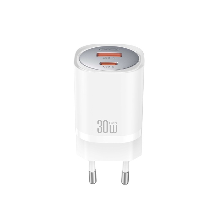 Fali töltő Ce21 Pd 30w 1x Usb-c 1x Usb Fehér