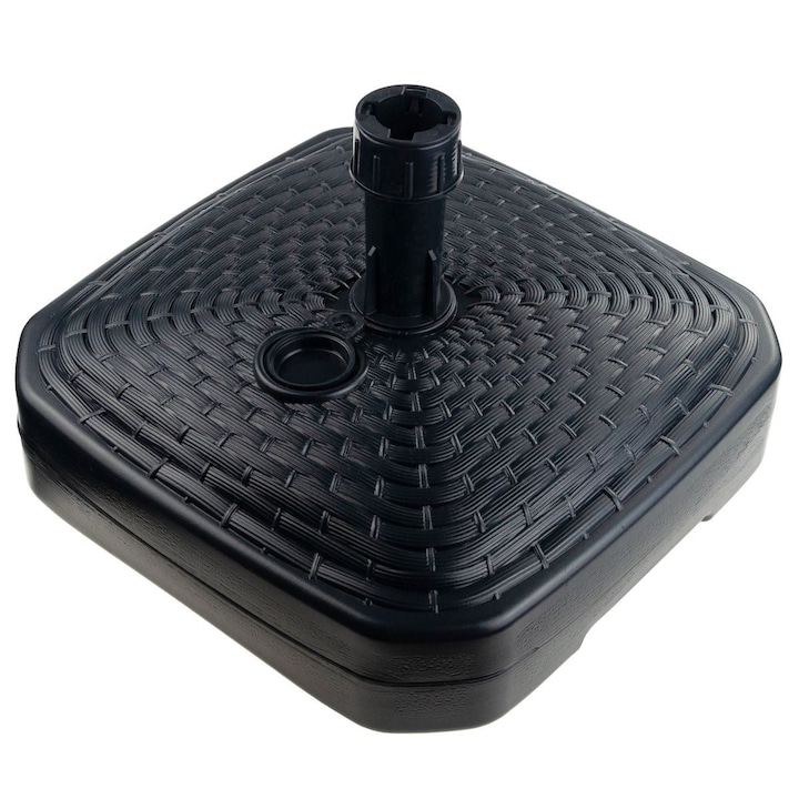 Suport umbrela, Prosperplast, patrat, 39x39x13 cm, antracit