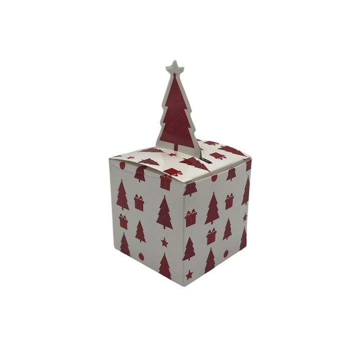 Mystery box Craciun, model A, 2 x sapun handmade cu glicerina, modele Craciun, parfum Craciun, format calatorie, 60 g