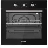 Cuptor incorporabil Nobeltek NBIO-614BK-1, Electric, 56 l, 5 functii, Timer mecanic, Ventilator de racire, Negru