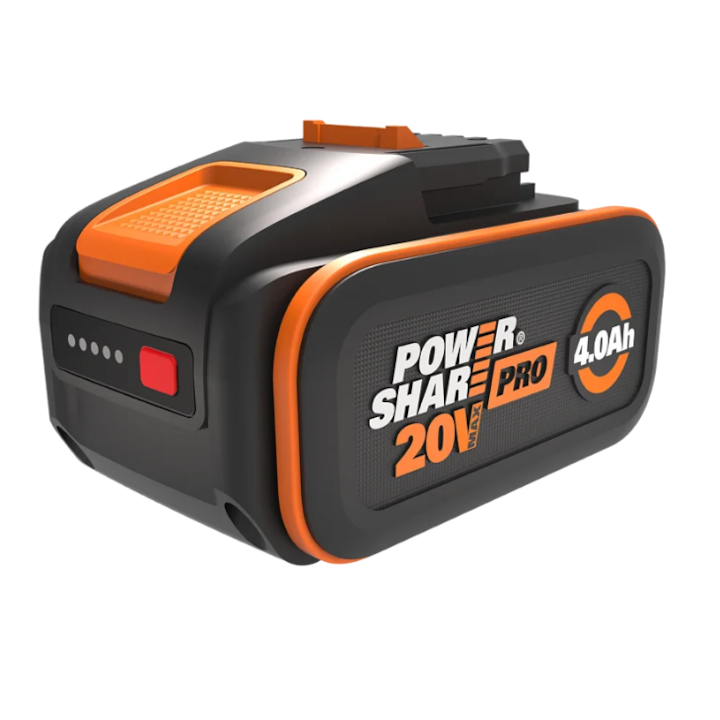 Acumulator WORX WA3644 , 20V, 4.0Ah cu indicator, compatibil cu tehnologia WORX PowerShare