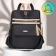 Rucsac de dama Edibazzar, sport urban, negru, 34x32x13cm, set multifunctional