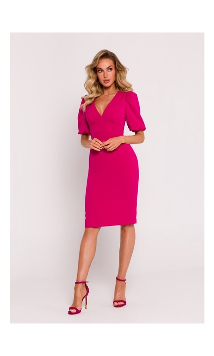 Made of Emotion Női A-vonalú ruha Kilbom M779 fukszia, Rózsaszín