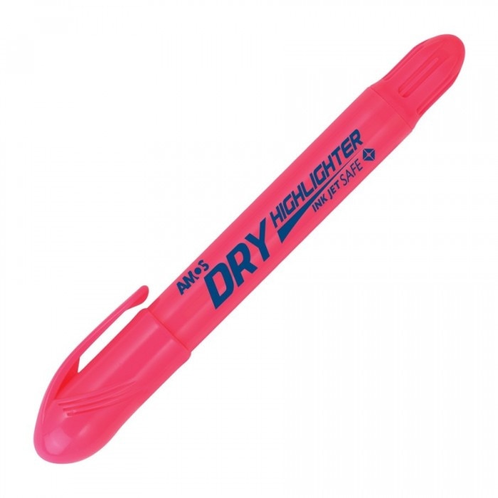 Textmarker uscat AMOS roz