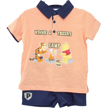 Set tricou si pantaloni scurti Winnie orange bleumarin, Orange/Bleumarin Set tricou si pantaloni scurti Winnie orange bleumarin, Orange/Bleumarin