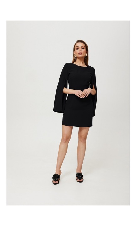 Makover Női mini ruha Yekrup K190 fekete, Fekete