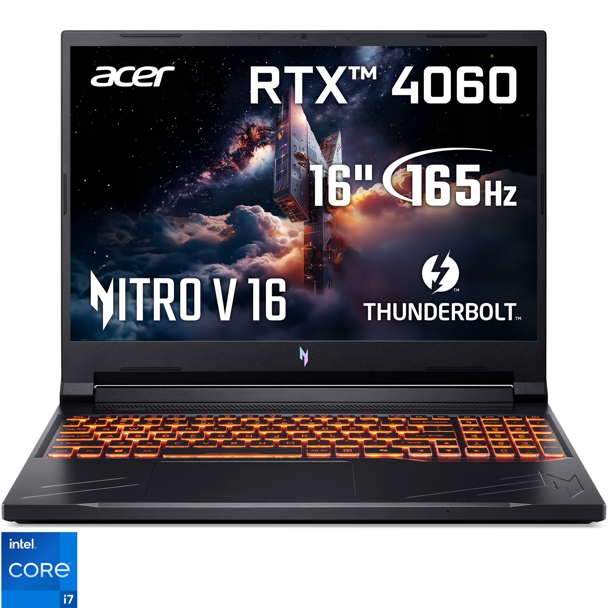 Laptop Gaming Acer Nitro V16 ANV16-71-7180 cu procesor Intel® Core
