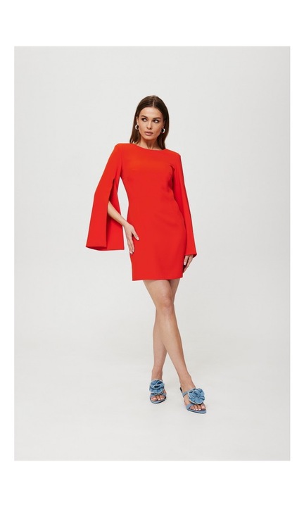 Makover Női mini ruha Yekrup K190 korall