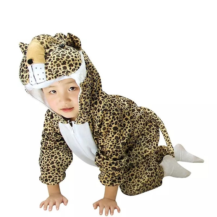 Costum carnaval copii Leopard Costum carnaval copii Leopard, 5-6 ani, Funny Party Team®