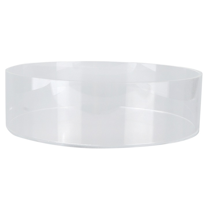 Lupa coral, Enforose, acrilic transparent, 25cm diametru, 7.5cm inaltime