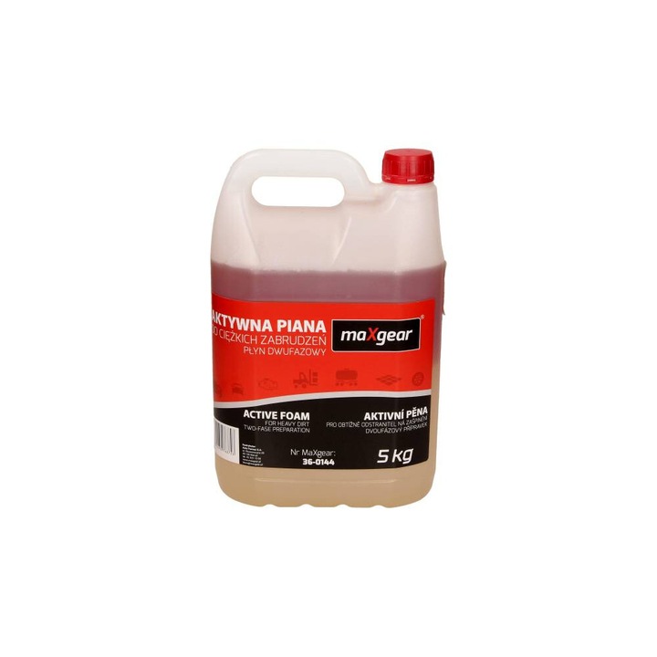 Spuma activa Maxgear 5kg pentru murdarie grea - lichid bifazic