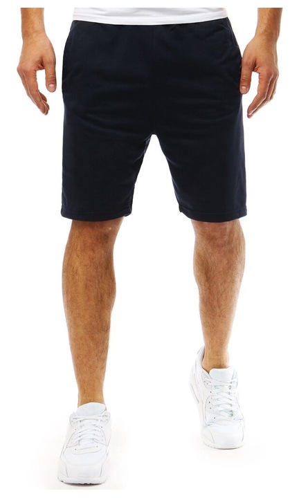 Dstreet Férfi tréningruha rövidnadrág Erasmeithes fekete, Fekete, L