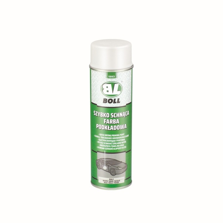Boll autófesték, akril alapozó 500ml, gyorsan száradó, fehér