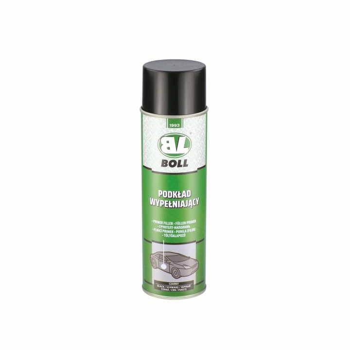 Boll grund de umplere aerosol 500ml, negru, pentru pregatirea suprafetelor