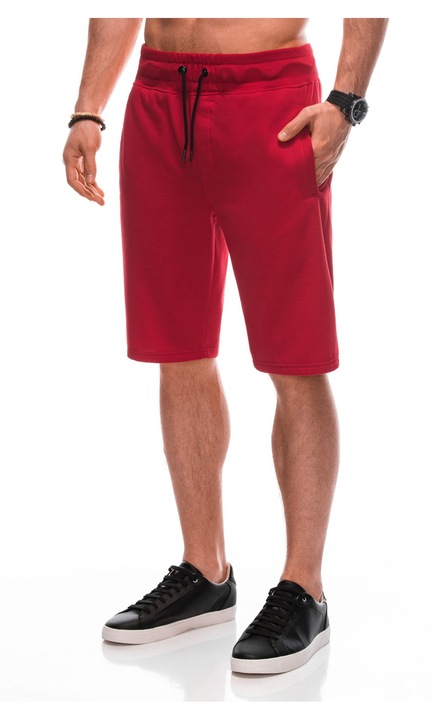 Deoti Férfi tréningruha rövidnadrág Llefbras piros, Piros