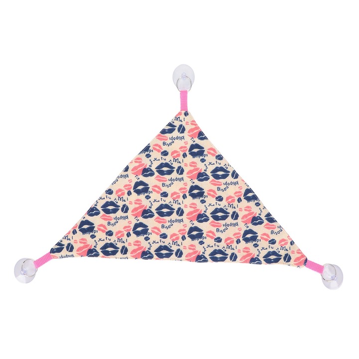 2 buc. Hamac triunghiular respirabil pentru reptile, moale, suspendat, pentru soparle mari si mici, dragoni barbos, gecko, soparle