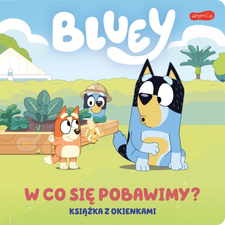 Bluey. Mit fogunk játszani? Ablakos könyv, Kollektív munka