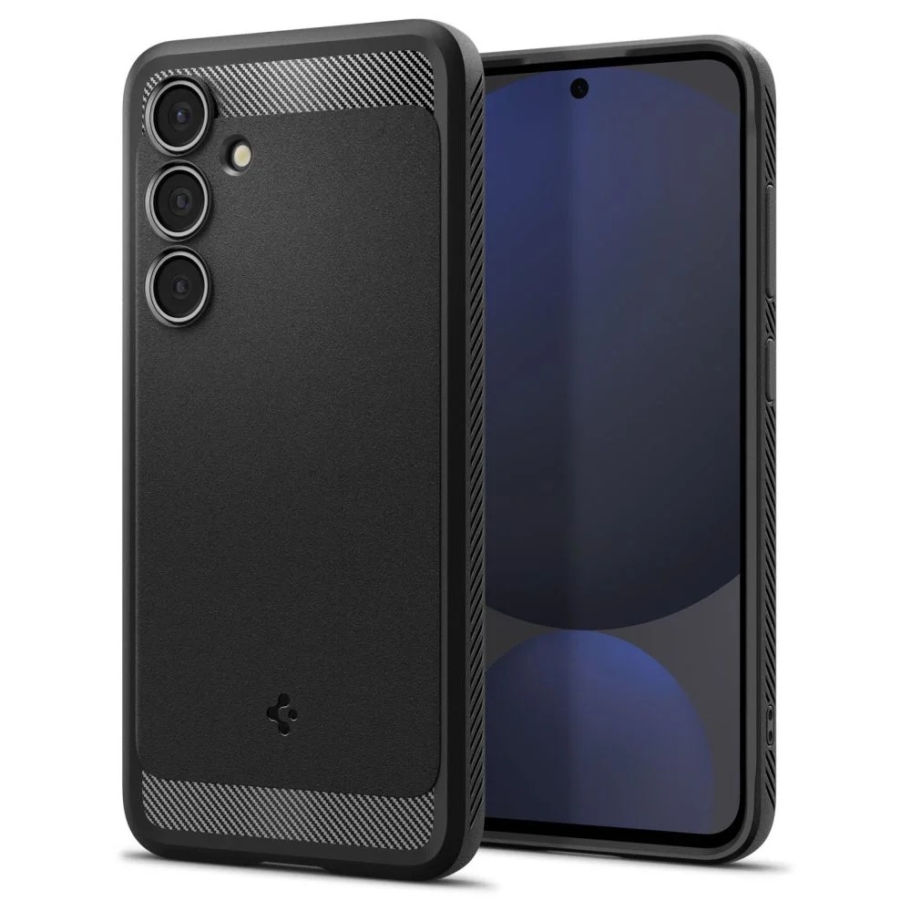 Husa pentru Samsung Galaxy S24 FE - Spigen Rugged Armor - Matte Black