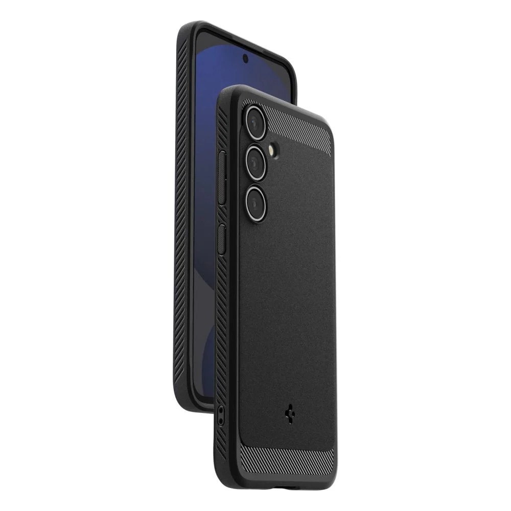 Husa pentru Samsung Galaxy S24 FE - Spigen Rugged Armor - Matte Black