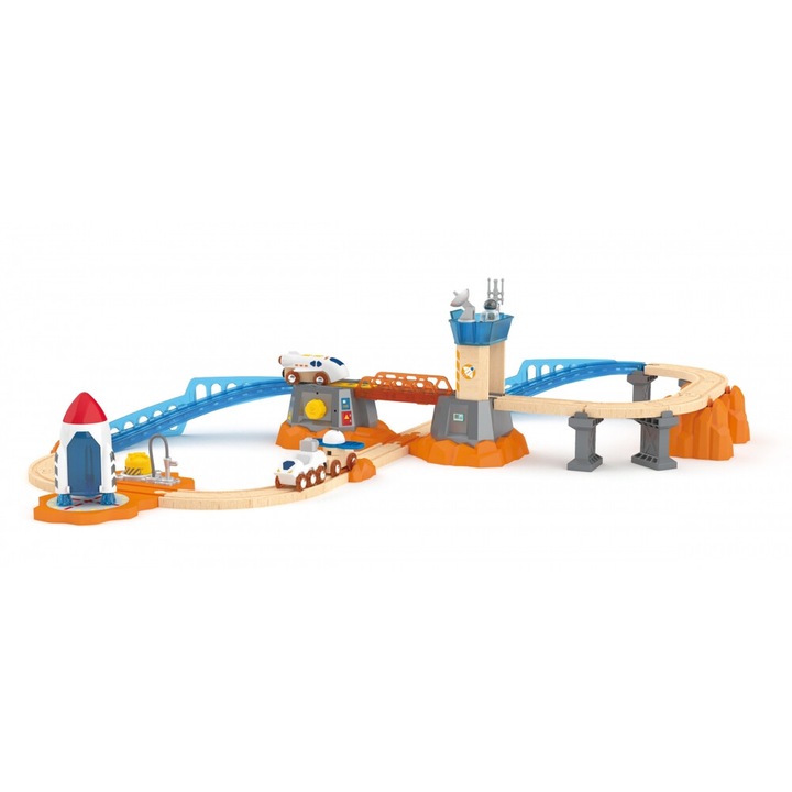 Hape vasúti játékkészlet gyerekeknek indul a Marsra