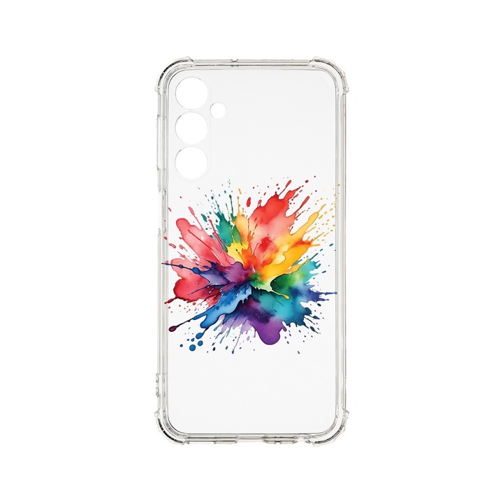 Силиконов калъф BestCase за Samsung Galaxy M15 / Galaxy F15, Color Splash, Air-Cushion Technology, 1.5MM, Anti Shock, AS 1598