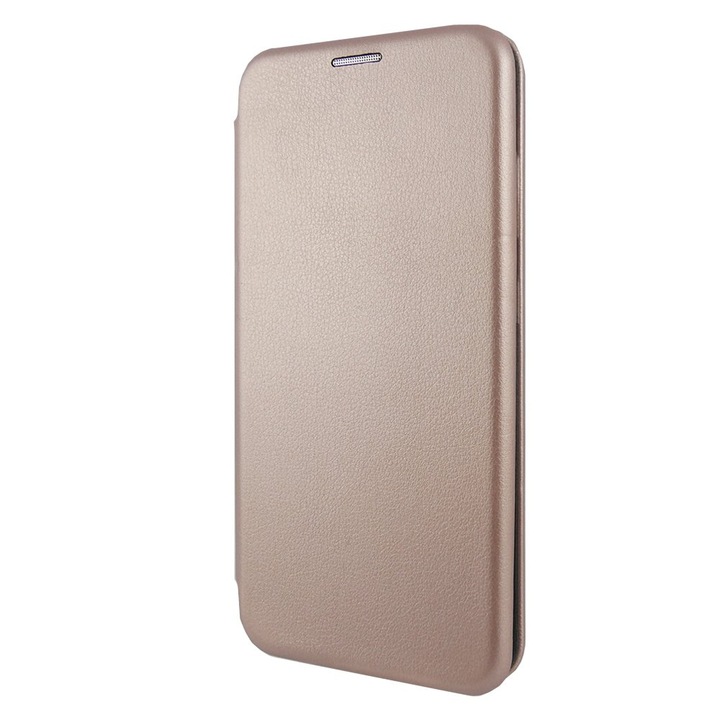 Etui cu clapeta pentru telefon, XGSM, Flexi Book Elegance, ecologic, roz, set cu portofel