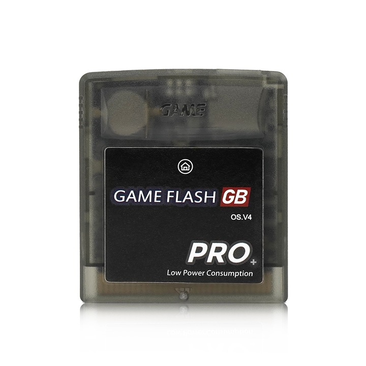 Flashcart Gameboy Everdrive, 8 GB Microsd, 1000+ játék, fekete