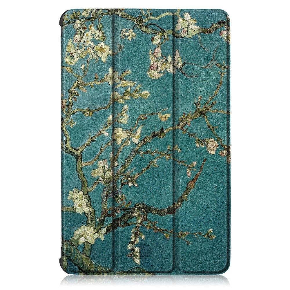 Husa tableta XGSM, tri-fold, protectie, design flori, pentru Lenovo Tab M10 Plus 10.3