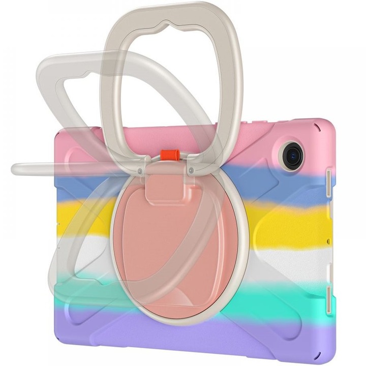 Husa pentru Samsung Galaxy Tab A8 10.5, Policarbonat, Multicolor