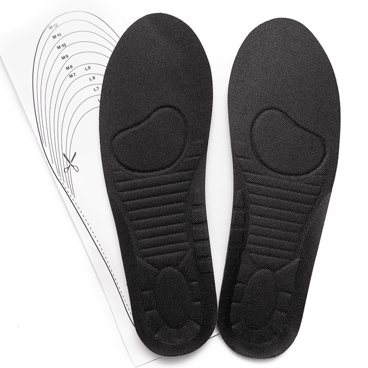 Set 2 Branturi tip Talpici din spuma, marime universala, negre