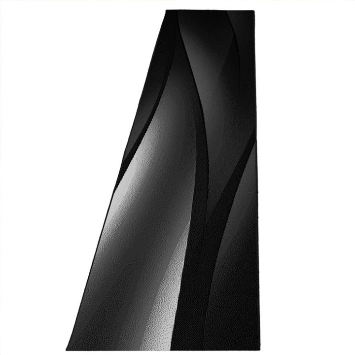 Covor, Model Lance V6, Negru, 80x300 cm