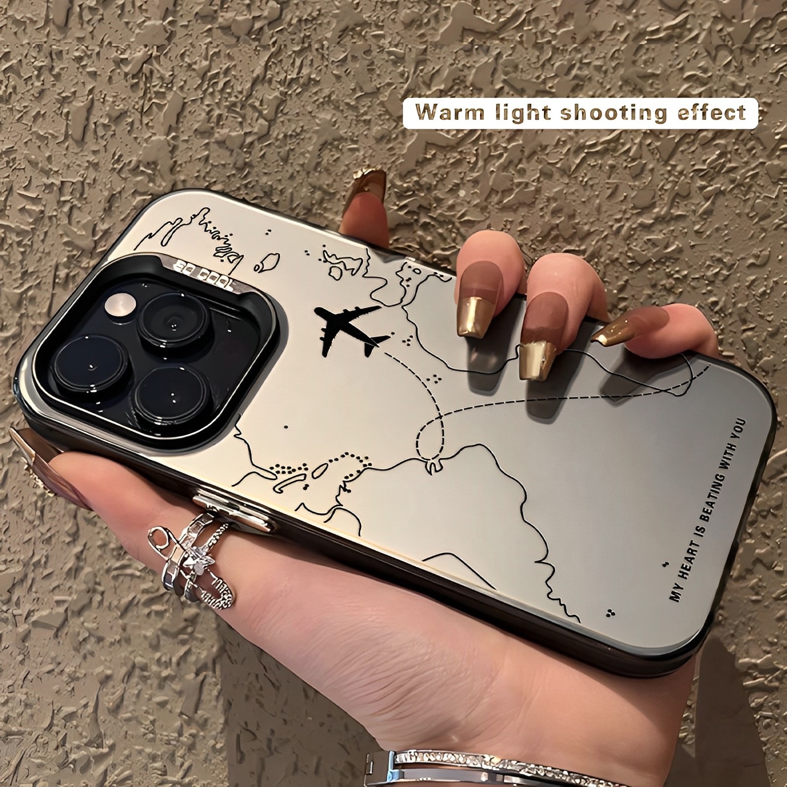 Husa pentru telefon, OEMG, TPU, Pentru iPhone 16 Pro Max, Gri