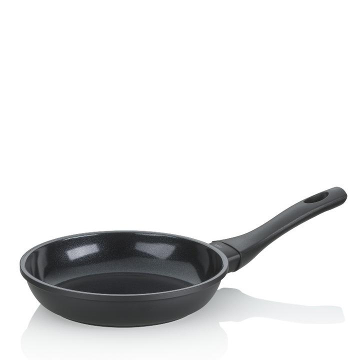 Tigaie Atura, litiu aluminiu, neagra, 20cm