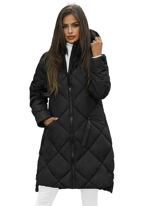 Geaca de femei OZONEE JS/5M3168, Negru