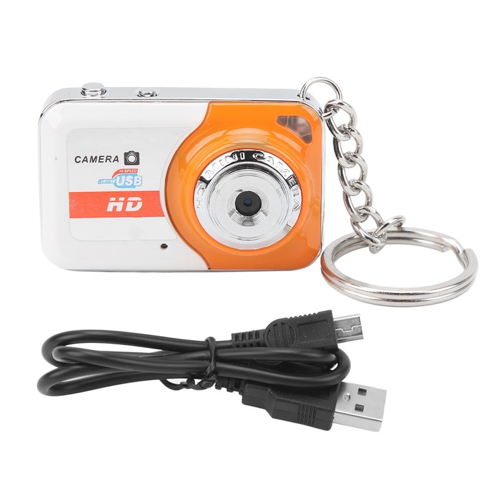 Мини видеокамера, Mmgoqqt, 1280x960, поддържа детекция на движение, USB порт, 58g