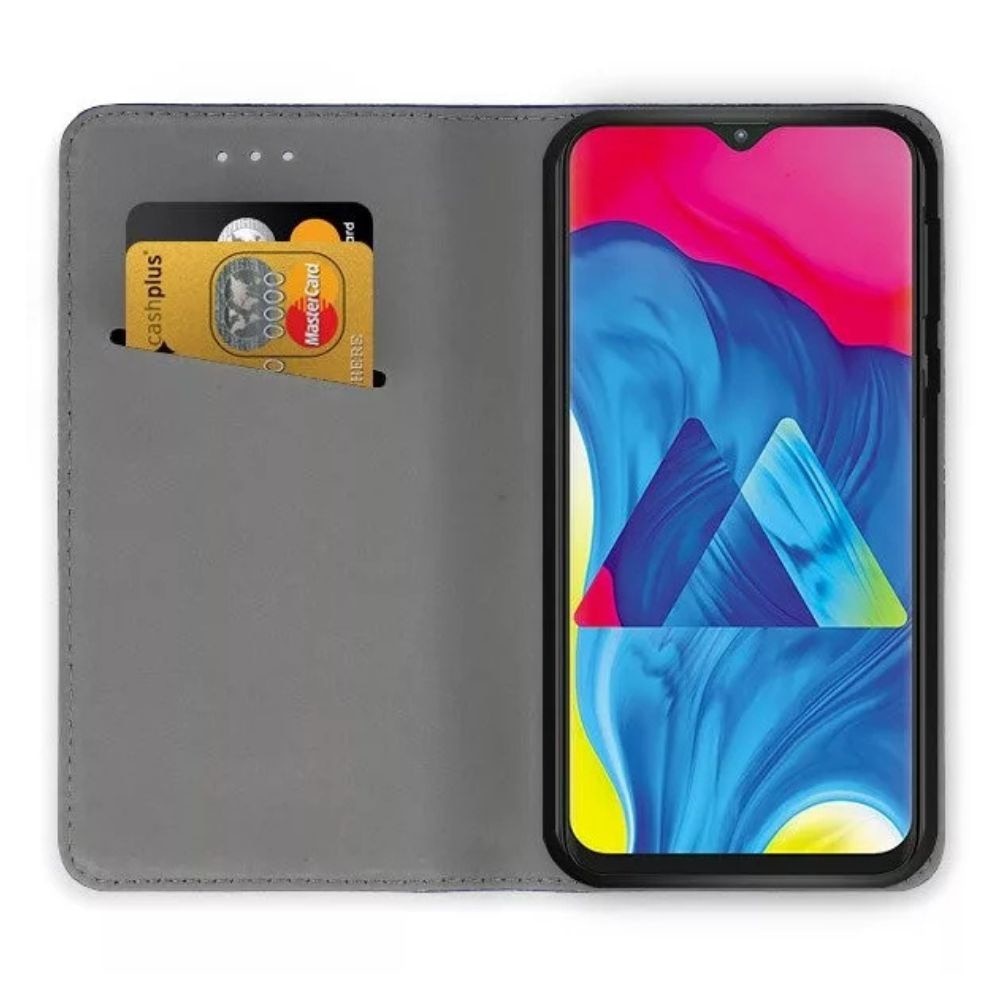 JIUNINE Cover per Motorola Moto G32, Custodia Libro in Pelle Sintetica Portafoglio Case Flip Antiurto [Slot per Schede] [Chiusura Magnetica] Compatibile con Motorola Moto G32, Blu