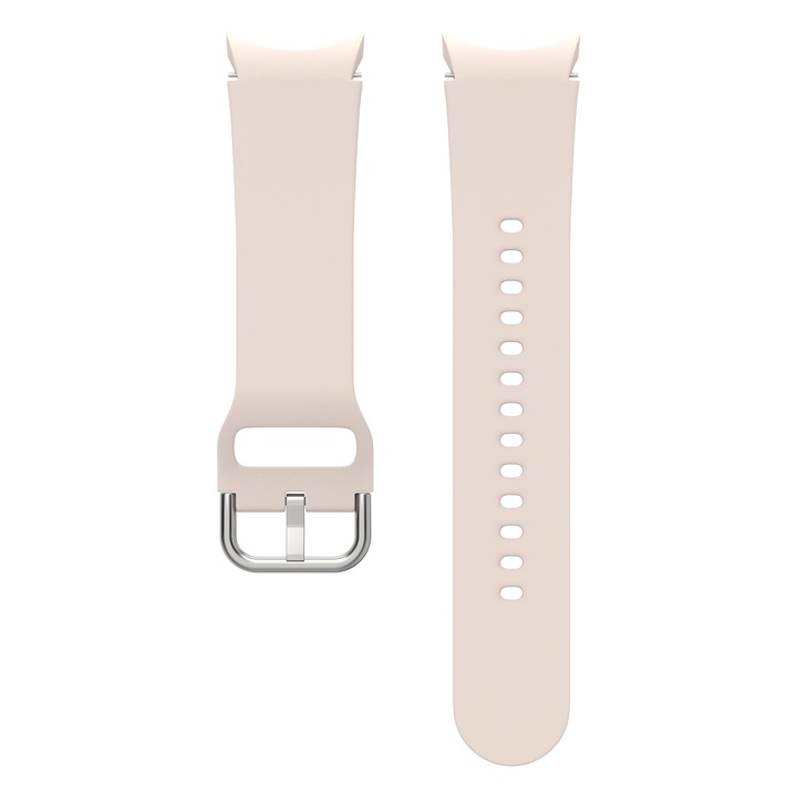 Curea Ceas Vogo® Compatibila cu Samsung Galaxy Watch 4/5/6, Watch 4 Classic, Watch 5 Pro Si Watch 6 Classic, 20mm, Silicon, Sand Pink
