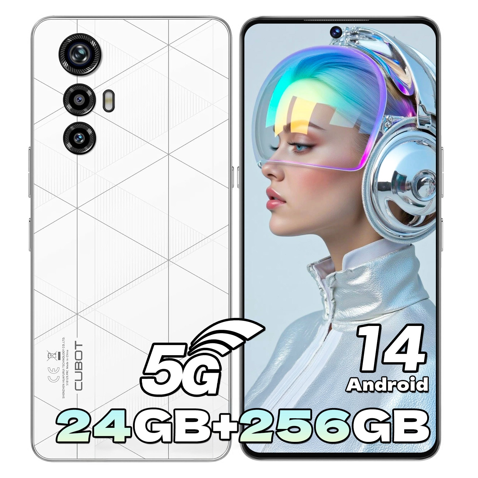 Telefon mobil CUBOT MAX 5, 24GB RAM, 256GB ROM, camera 100MP
